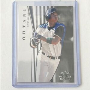 Leaf Premier Rookie Baseball Card - Shohei Ohtani